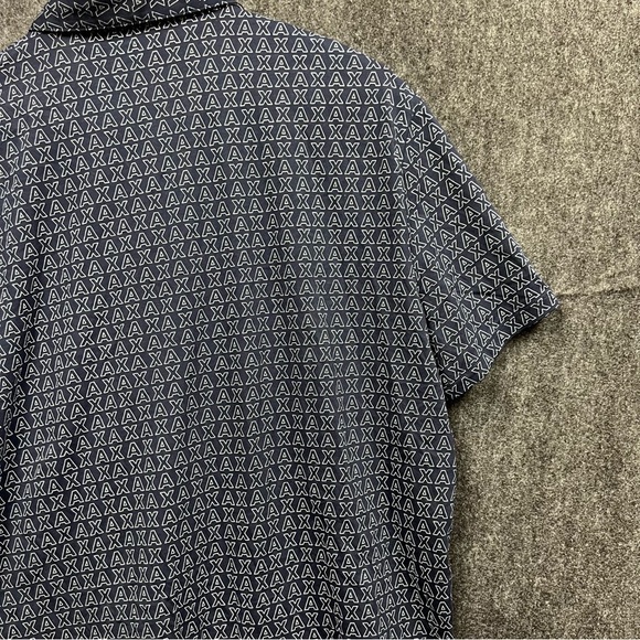 A|X Armani Exchange Men's Regular-Fit Logo-Print Polo Shirt Size Large - Picture 10 of 14